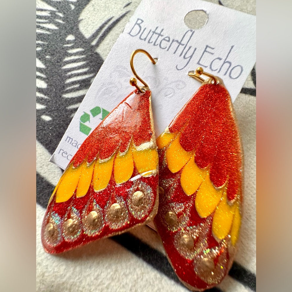 🦋 Butterfly Wing Earrings 🦋